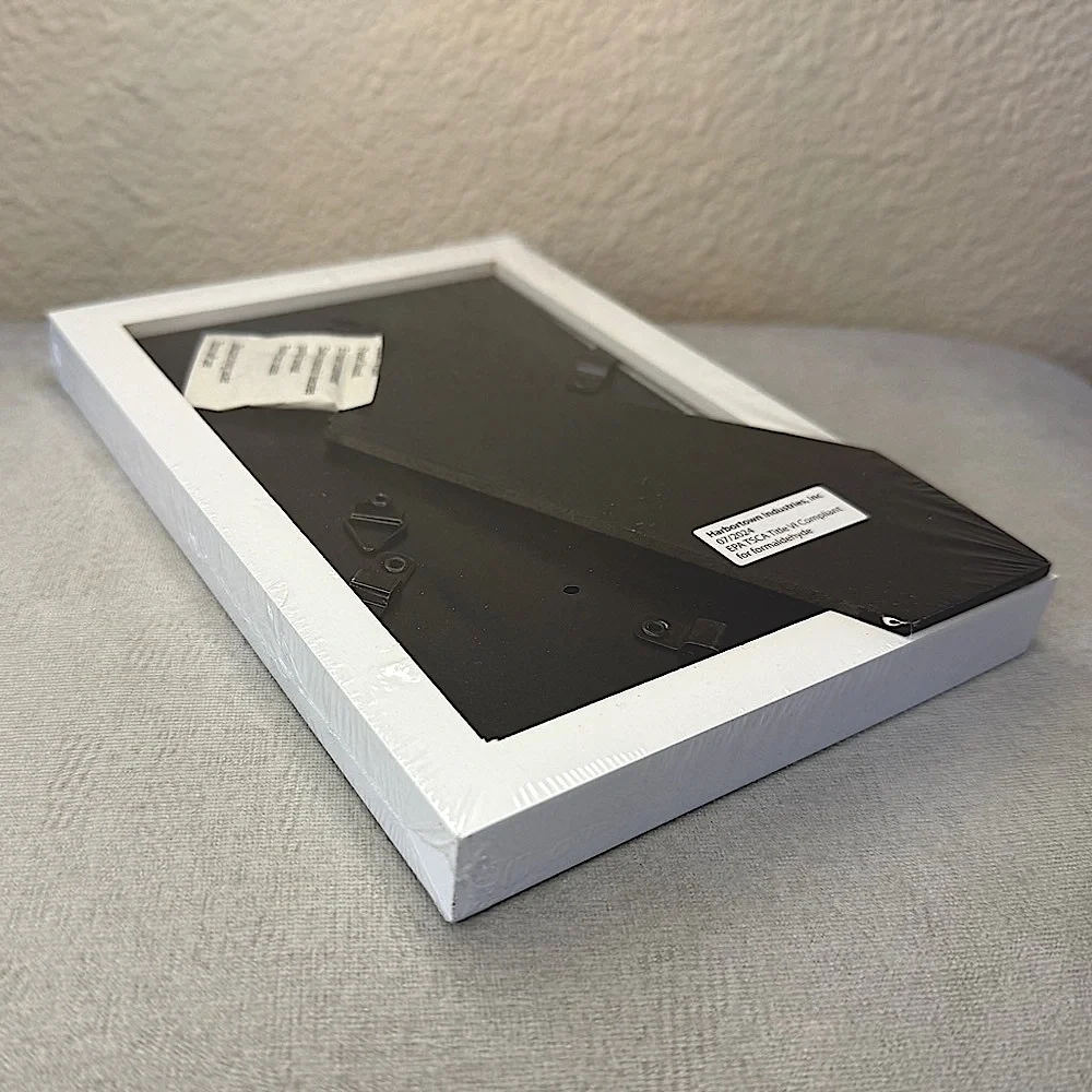 White Picture Frame, 4x6 in — Modern Expressions